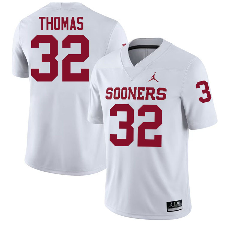 R Mason Thomas Oklahoma Sooners Jersey,Oklahoma Sooners Football Uniforms,Jersey-White